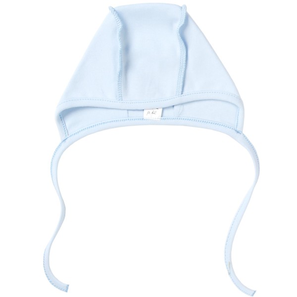Kepurė kūdikiui plonos medvilnės (melsva) Kepurė kūdikiui plonos medvilnės (melsva)