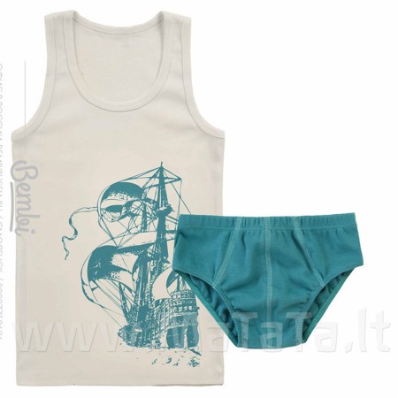 Apatinių marškinėlių ir trumpikių komplektas