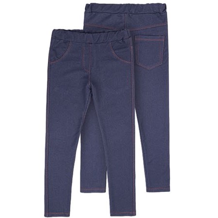 Medvilninės denim džinso timpos (pilkos spl.)