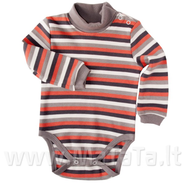 Šiltas smėlinukas-golfas dryžuotas Šiltas smėlinukas-golfas dryžuotas