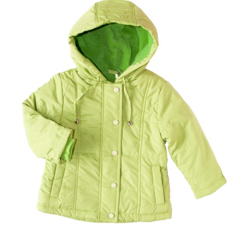 Demisezoninė striukė mergaitei (žalsva)
