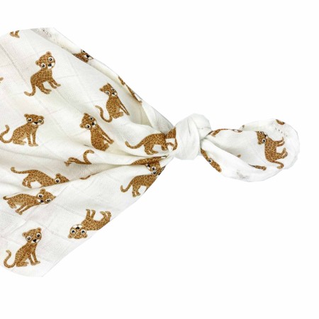 Muslino bambukinis vystyklas 60*60 cm (leo)