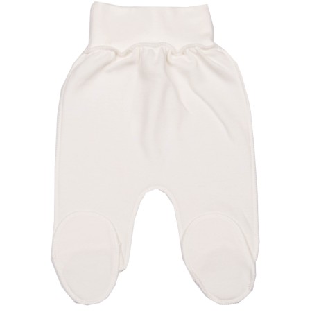 Šiltos (su pūkeliu) kelnytės naujagimiui išvirkščiom siūlėm(pieno spl.)