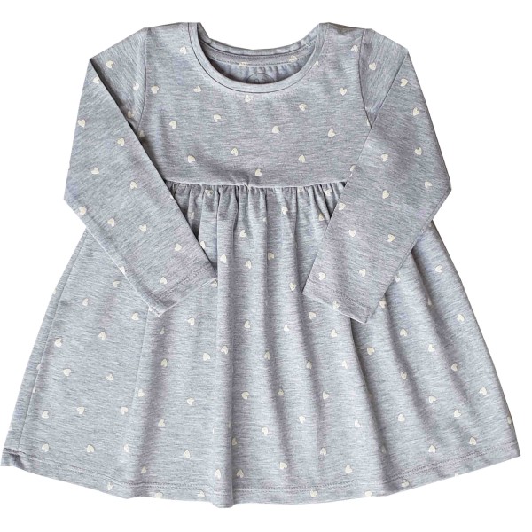 Plono trikotažo suknelė Pilka Plono trikotažo suknelė Pilka