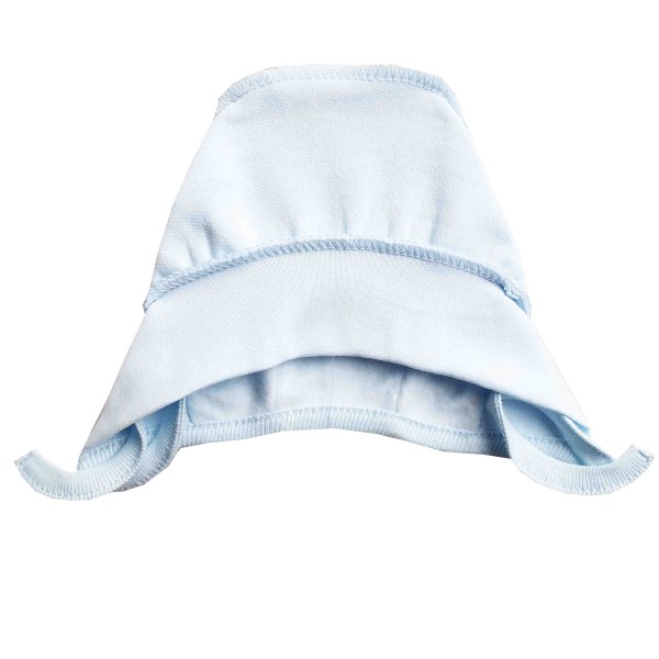 Šilta (su pūkeliu) kepurė kūdikiui (melsva) Šilta (su pūkeliu) kepurė kūdikiui (melsva)