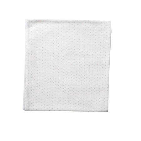Trikotažinis vystyklas-paklodė 90*85 cm (melsvi taškeliai)