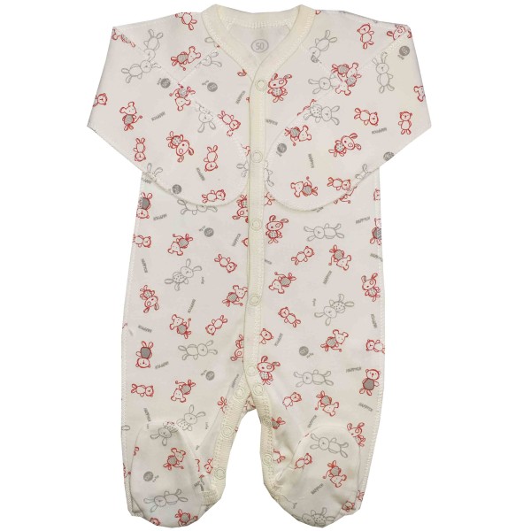 Flamingo kombinezonas išvirkščiom siūlėm "Happych raudonas" Flamingo kombinezonas išvirkščiom siūlėm "Happych raudonas"