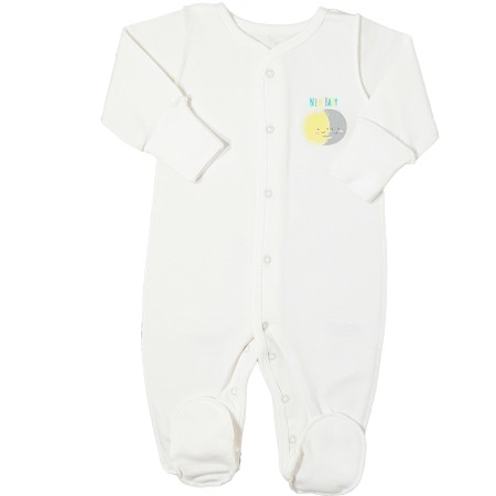 Šiltas (su pūkeliu) kombinezonas išvirkščiom siūlėm New Baby (pieno spl.)