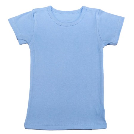 Apatiniai marškinėliai trumpomis rankovėmis (melsva)