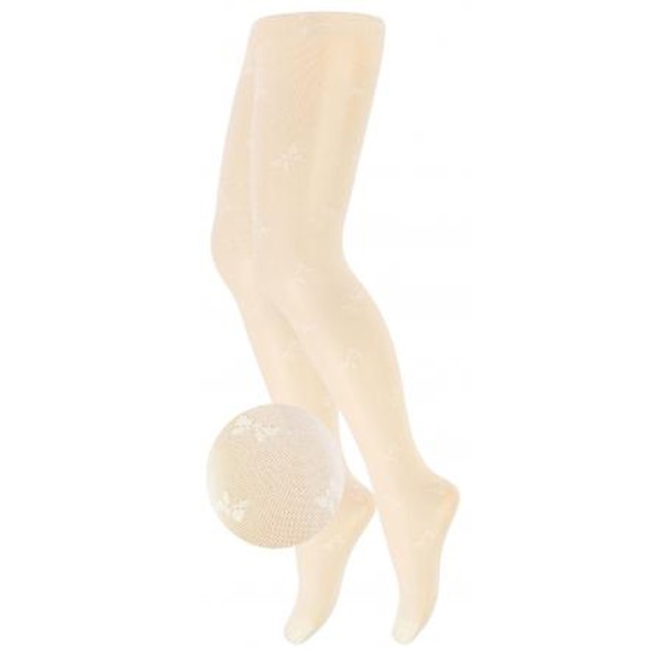 Baltos spalvos, puošnios pėdkelnės "Ania" Baltos spalvos, puošnios pėdkelnės "Ania"