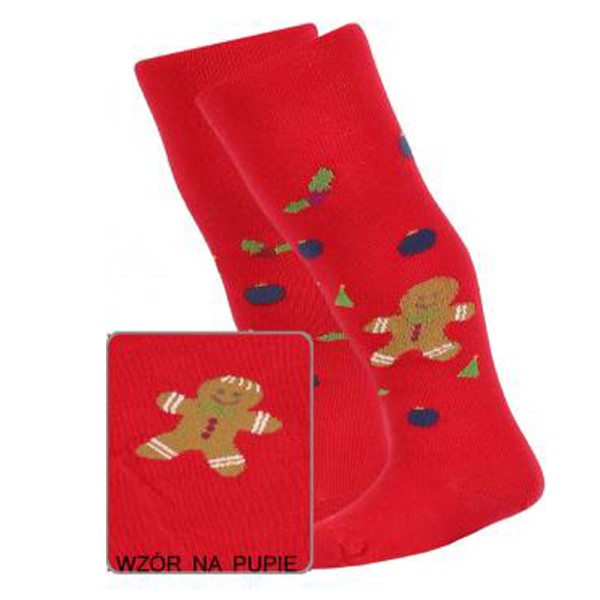 Kalėdinės pėdkelnės kūdikiams (raudonos) Kalėdinės pėdkelnės kūdikiams (raudonos)