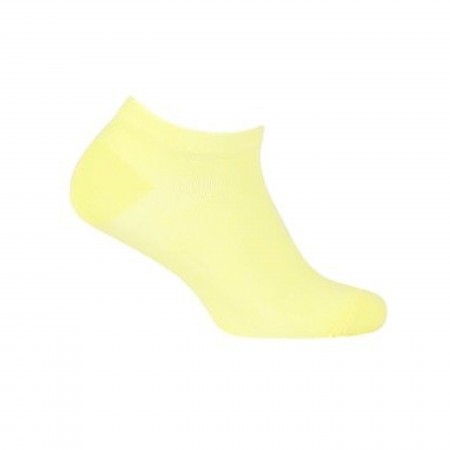 WOLA trumpos, plonos medvilnės gelsvos kojinės 