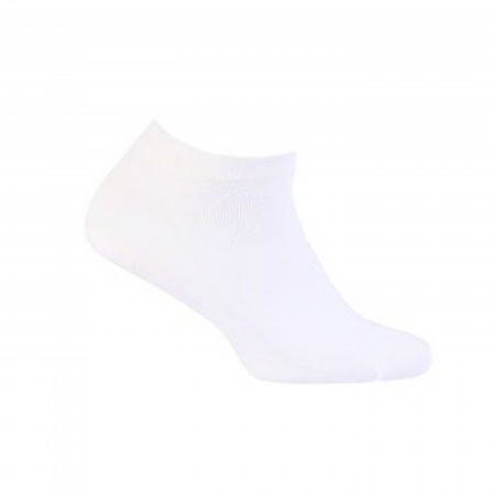 WOLA trumpos, plonos medvilnės baltos kojinės 