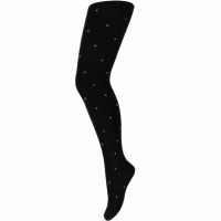 WOLA Pėdkelnės mergaitėms su blizgiu (juodos)