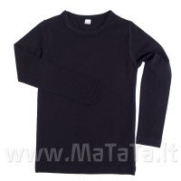 Ilgarankoviai marškinėliai (juoda)