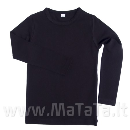 Ilgarankoviai marškinėliai (juoda)