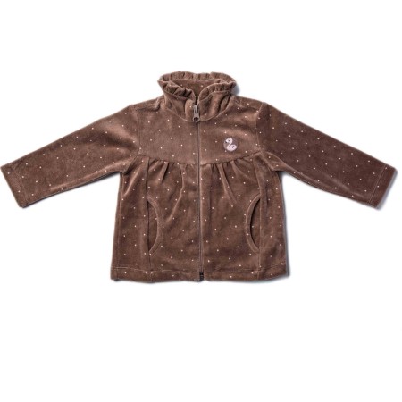 Can-Go minkštas veliūro džemperis Flamingo