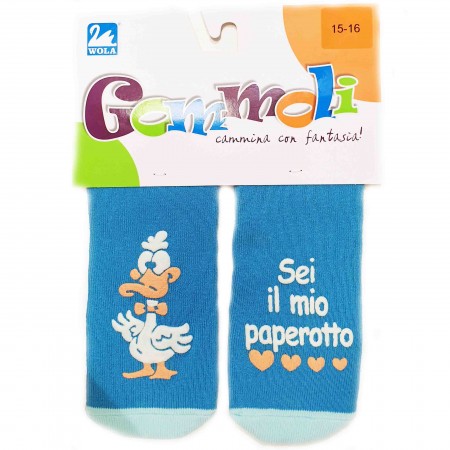 Gatta frotinės kojinės gumuotais padukais (ABS) Gommoli