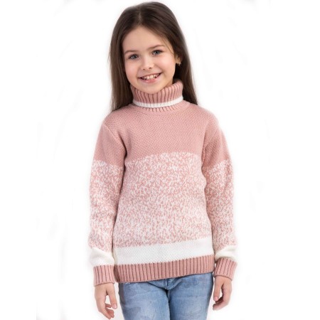 Megztinis aukštu kaklu su vilna