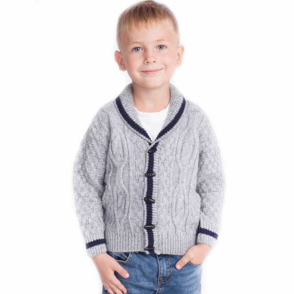 Užsegamas megztukas su vilna berniukui Užsegamas megztukas su vilna berniukui