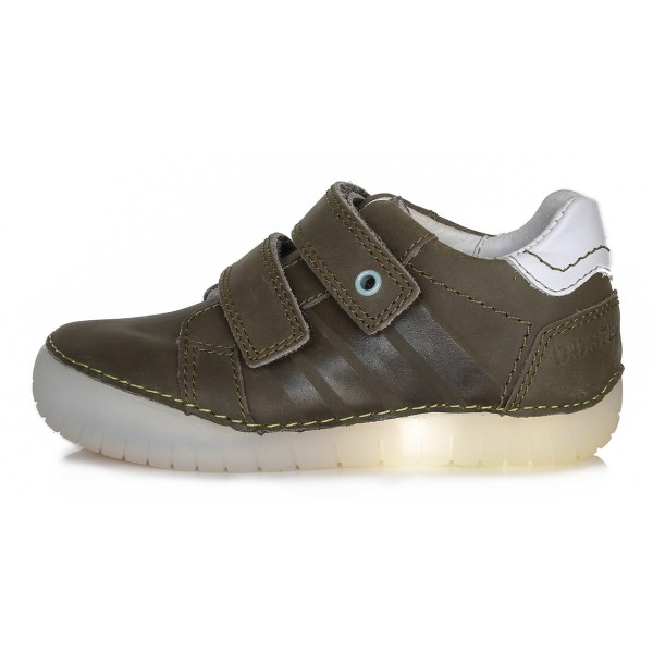 Khaki spalvos LED batai 31-36 d. 0502L Khaki spalvos LED batai 31-36 d. 0502L