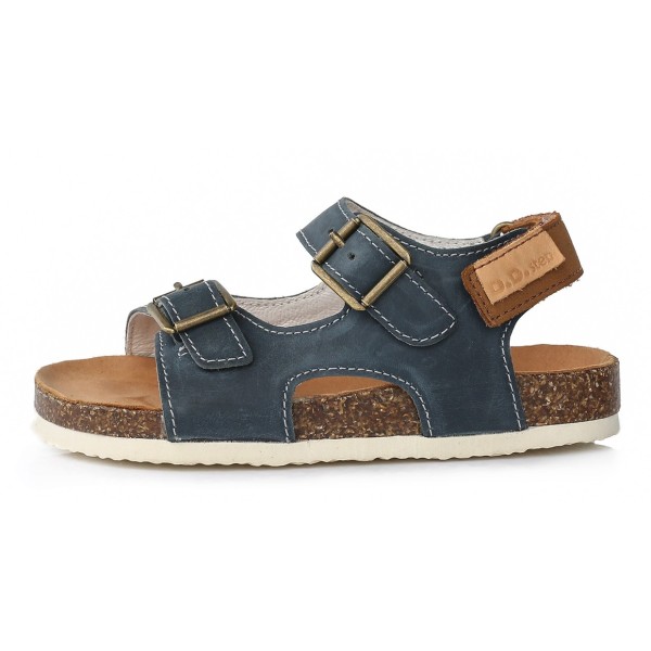 Tamsiai mėlynos atviru užkulniu basutės kamštiniu padu 31-36 d. AC0513L Tamsiai mėlynos atviru užkulniu basutės kamštiniu padu 31-36 d. AC0513L