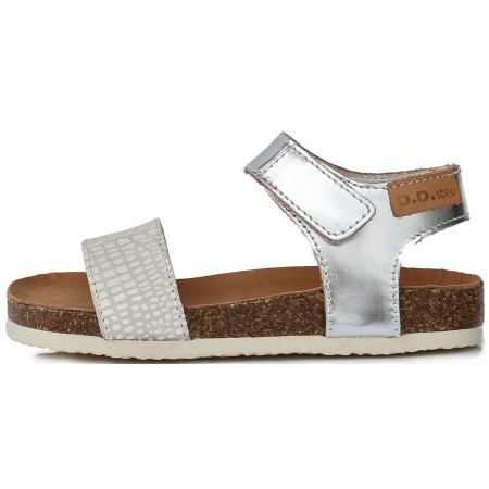 Baltos atviru užkulniu basutės kamštiniu padu 31-36 d. AC0514L