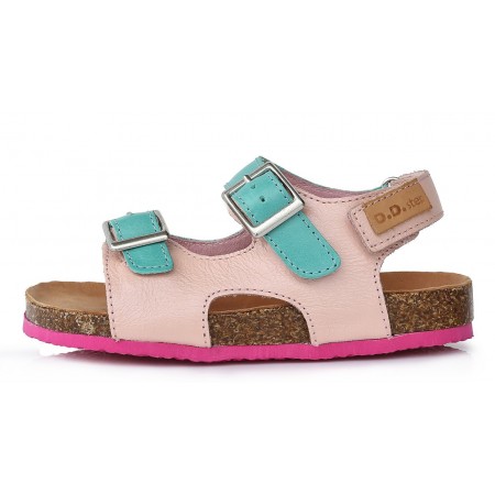 Atviru užkulniu basutės kamštiniu padu 31-36 d. AC0513CL