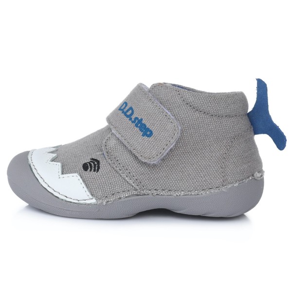 Pilki canvas batai 19-24 d. C015630A Pilki canvas batai 19-24 d. C015630A