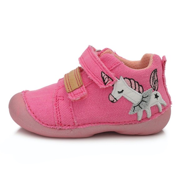 Rožiniai canvas batai 19-24 d. C015326 Rožiniai canvas batai 19-24 d. C015326