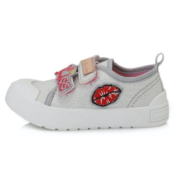 Sidabriniai canvas batai 20-25 d. CSG141A Sidabriniai canvas batai 20-25 d. CSG141A