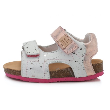 Baltos atviru užkulniu basutės kamštiniu padu 31-36 d. AC051158BL