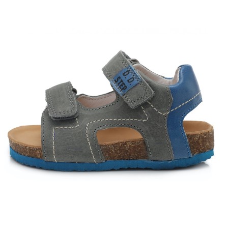 Pilkos atviru užkulniu basutės kamštiniu padu 31-36 d. AC051158L