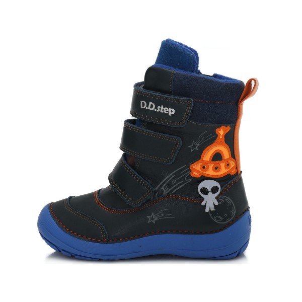 Mėlyni batai su pašiltinimu 25-30 d.023513BM Mėlyni batai su pašiltinimu 25-30 d.023513BM