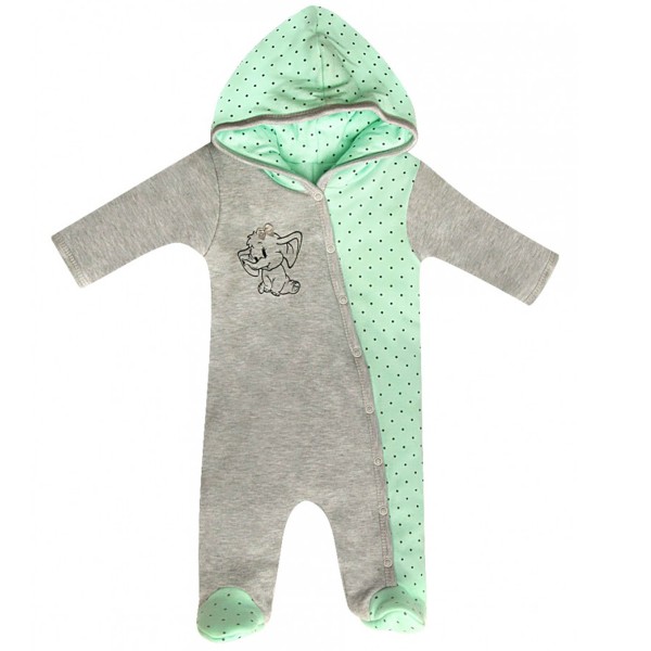 Nini organinės medvilnės kombinezonas "Drambliukas" Nini organinės medvilnės kombinezonas "Drambliukas"