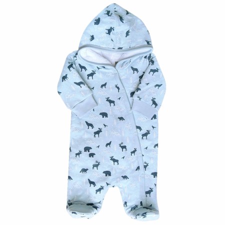 Nini organinės medvilnės šiltas kombinezonas 