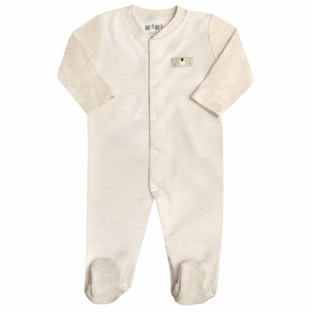 Nini organinės medvilnės šliaužtinukai-kombinezonas "Meška" 