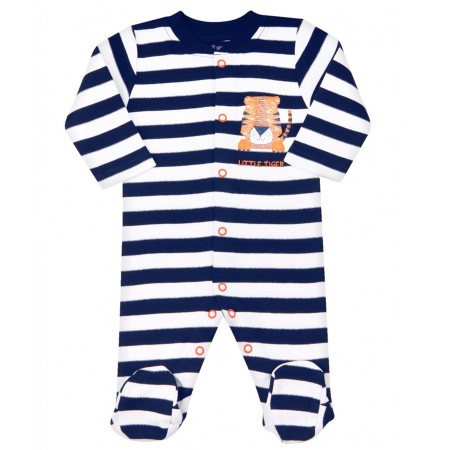 Nini organinės medvilnės šliaužtinukai-kombinezonas Tiger