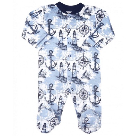 Nini organinės medvilnės šliaužtinukai-kombinezonas Voyage