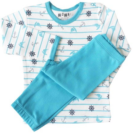 Nini organinės medvilnės komplektas-pižama