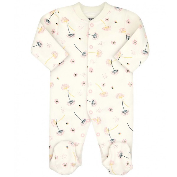 Nini organinės medvilnės kombinezonas - šliaužtinukai My Little Flower Nini organinės medvilnės kombinezonas - šliaužtinukai My Little Flower