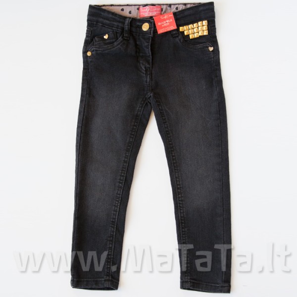 Funky Diva juodi džinsai mergaitei MONO 3-8 metų Funky Diva juodi džinsai mergaitei MONO 3-8 metų