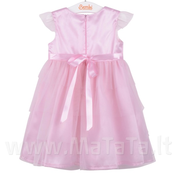 Proginė suknelė mergaitei (šv. rausvos spl.) Proginė suknelė mergaitei (šv. rausvos spl.)