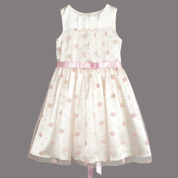 Proginė suknelė mergaitei (dramblio kaulo/rausvos spl.) Proginė suknelė mergaitei (dramblio kaulo/rausvos spl.)