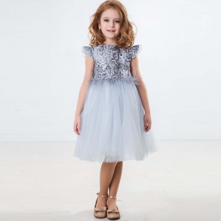 Suknelė Alessa (Pilka/melsva)