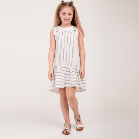 Lininė suknelė Zabava (BALTA)