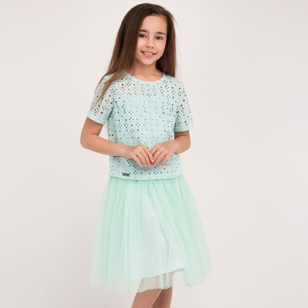 Trijų dalių komplektas mergaitei Melodi (mėta)