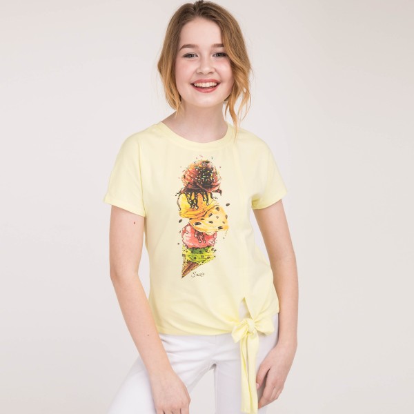 Palaidinė mergaitei "Liana" geltona Palaidinė mergaitei "Liana" geltona