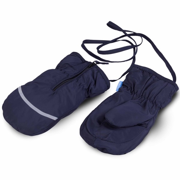 Vaikiškos kumštinės pirštinės su raištukais 104/6 Vaikiškos kumštinės pirštinės su raištukais 104/6