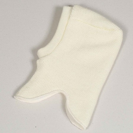 Vilaurita merino vilnos šiltas šalmukas  kūdikiui